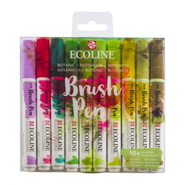 Talens Ecoline Brushpen Botanic 10er Set