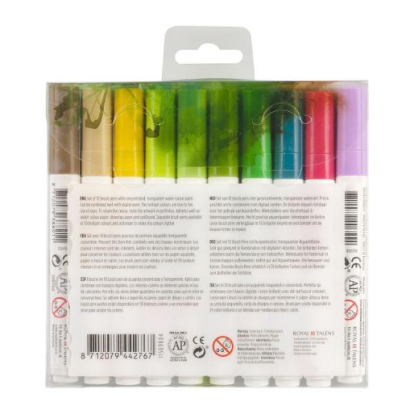 Talens Ecoline Brushpen Botanic 10er Set