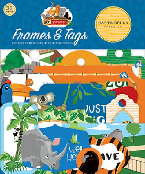 Carta Bella "Carta Bella " Ephemera Frames & Tags
