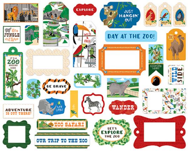 Carta Bella "Carta Bella " Ephemera Frames & Tags