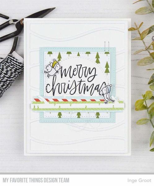 My Favorite Things Stempel "Hand-Lettered Holiday Greetings" Clear Stamp