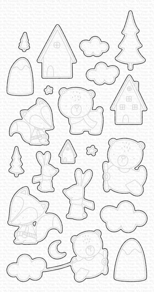 My Favorite Things Die-namics "Fox and Friends" | Stanzschablone | Stanze | Craft Die