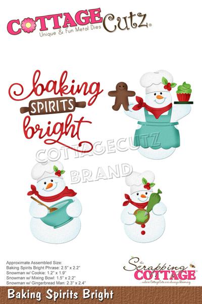 Scrapping Cottage Die - Baking Spirits Bright