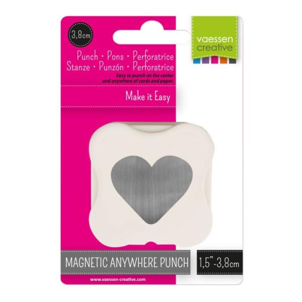 Vaessen Creative Magnetstanzer Herz 38mm