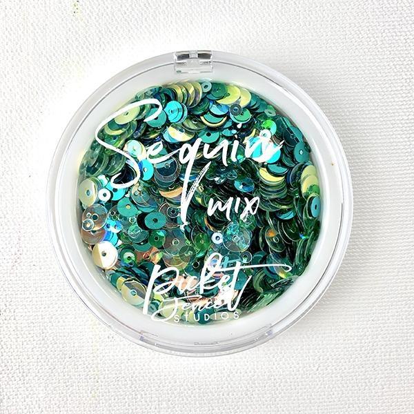 Picket Fence Studios Spiked Ocean Water Sequin Mix  Pailetten