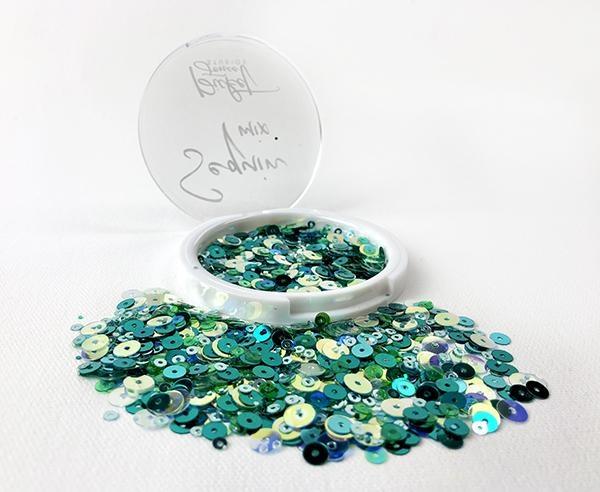 Picket Fence Studios Spiked Ocean Water Sequin Mix  Pailetten