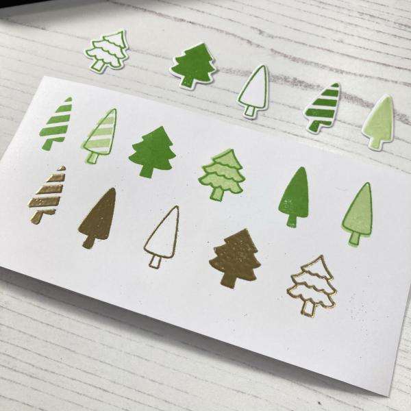 Time For Tea Clear Stamps Winter Backgrounds A6 