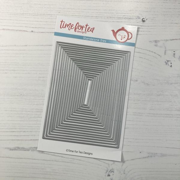 Time For Tea Dies Layers A2 Set Metal 