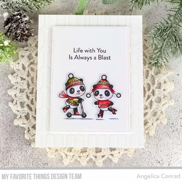 My Favorite Things Stempelset "Pandas at Play" Clear Stamp Set