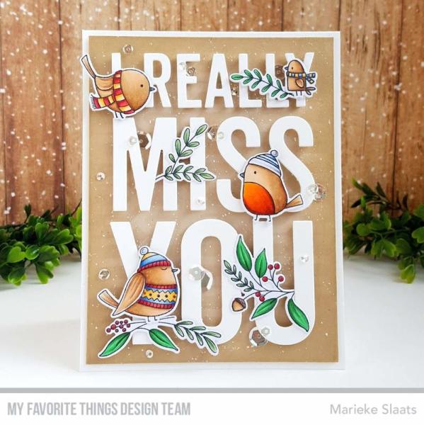 My Favorite Things Stempelset "Winter Songbird" Clear Stamp Set