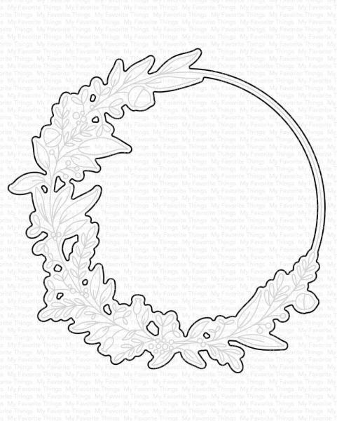 My Favorite Things Die-namics "Winter Wreath" | Stanzschablone | Stanze | Craft Die