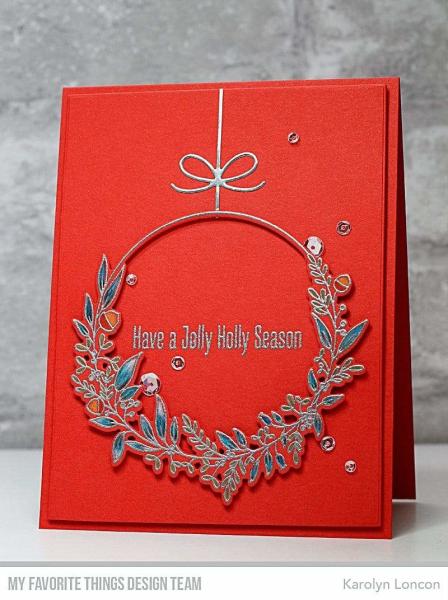 My Favorite Things Die-namics "Winter Wreath" | Stanzschablone | Stanze | Craft Die