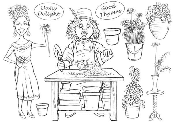 The Card Hut Garden Sheds: The Potting Shed  Clear Stamps Stempelset 