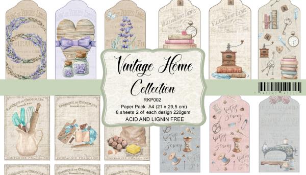 Reprint Vintage Home Collection Cutouts A4 Paper Pack