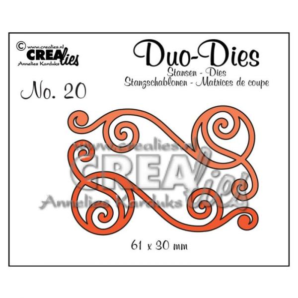 Crealies - Duo Dies no.20 Wirbels 1 