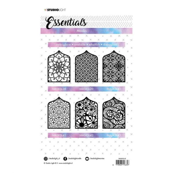 Studio Light - Schablone -  Mask stencil A5 Essentials nr.42
