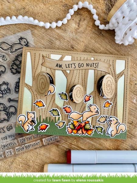 Lawn Fawn Craft Dies - Lift the Flap Tree Backdrop