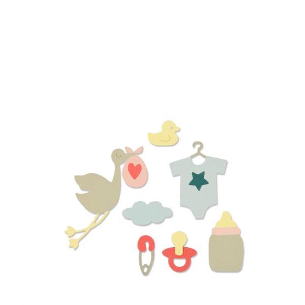Sizzix Thinlits Craft Die-Set - Neues Baby Set 