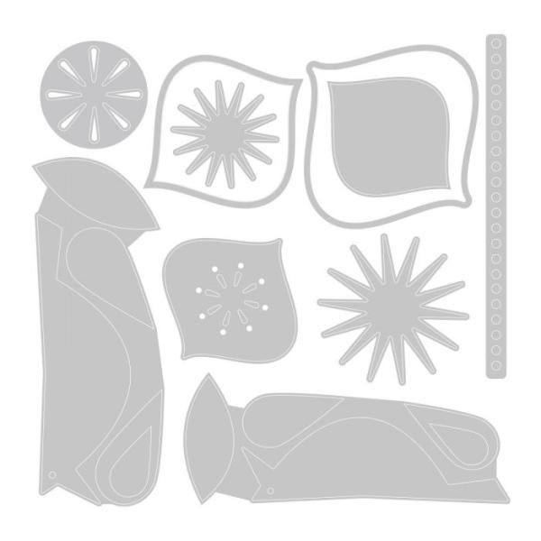 Sizzix Thinlits Craft Die-Set - Ornamental Birds