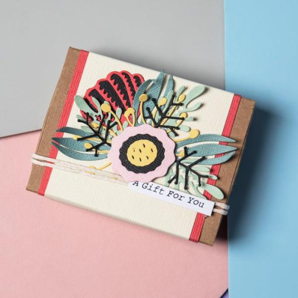 Sizzix Thinlits Craft Die-Set - Folk florals