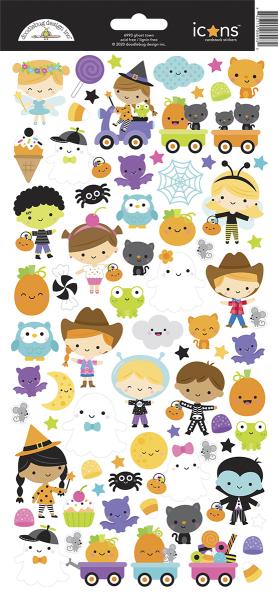 Doodlebug Design Ghost Town Icons Stickers 