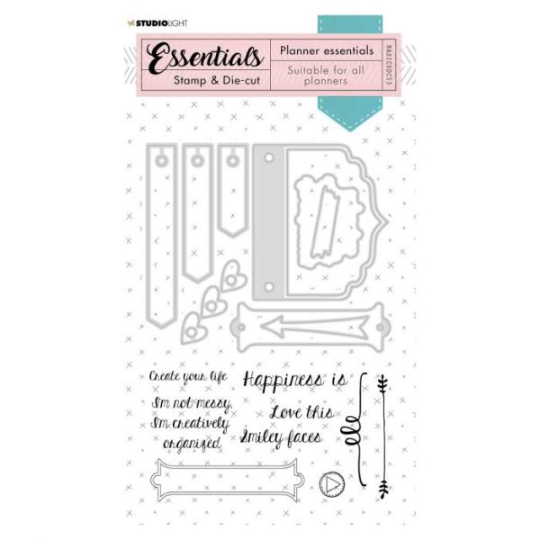 Studio Light -  Stempel mit Stanze Planner nr.53
