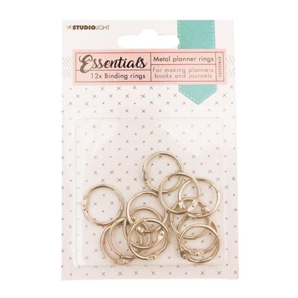 Studio Light -  Binding rings Essentials Silver Planner Nr.3