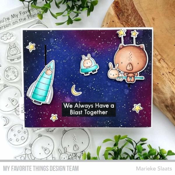 My Favorite Things Stempelset "Blastoff Buddies" Clear Stamp Set