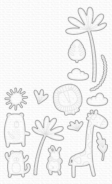 My Favorite Things Die-namics "Sweet Safari" | Stanzschablone | Stanze | Craft Die