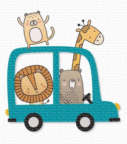 My Favorite Things Die-namics "Critter Caravan" | Stanzschablone | Stanze | Craft Die