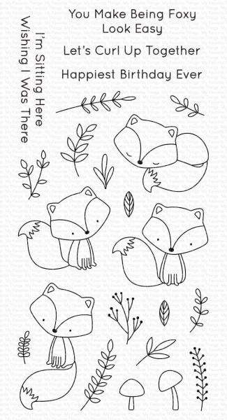 My Favorite Things Stempelset "Let's Curl Up" Clear Stamp Set