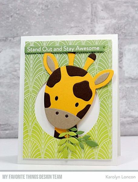 My Favorite Things "Fanfare" 6x6" Background Cling Stamp