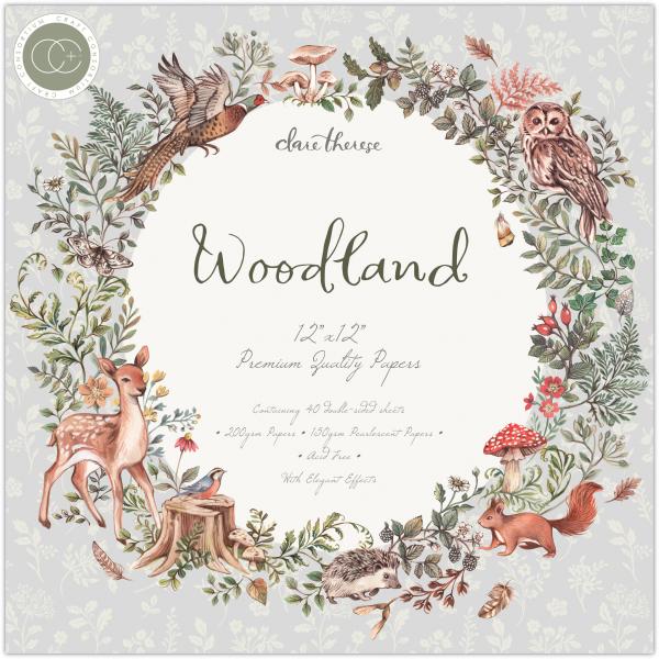 Craft Consortium Papierblock 12x12" Woodland 