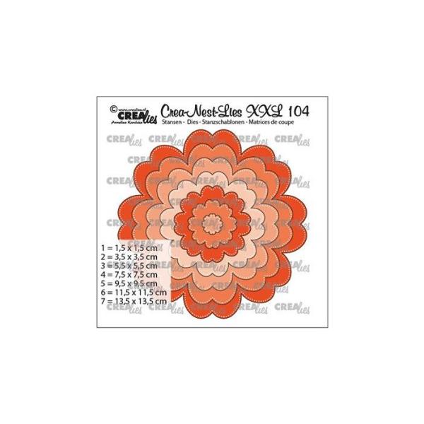 Crealies - Crea-Nest-Lies XXL Flower 