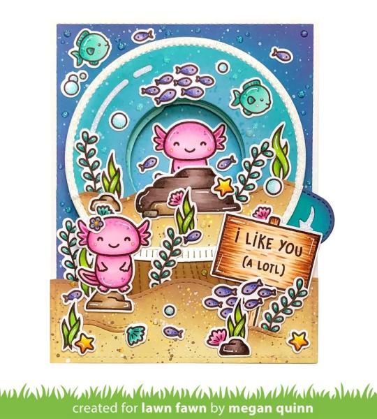 Lawn Fawn Stempelset "I Like You (A Lotl)" Clear Stamp