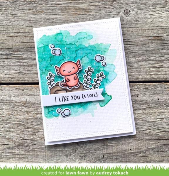 Lawn Fawn Stempelset "I Like You (A Lotl)" Clear Stamp