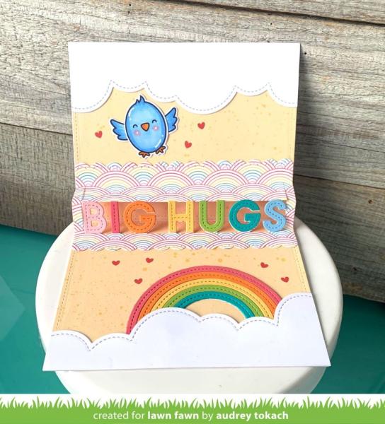 Lawn Fawn Craft Dies - Pop-Up Big Hugs