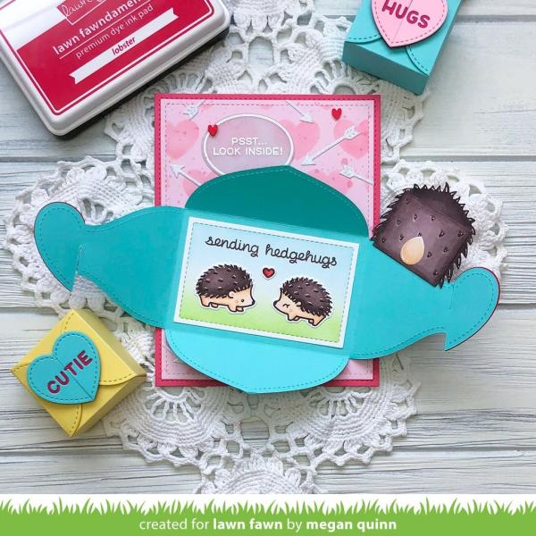 Lawn Fawn Craft Dies - Gift Card Heart Envelope