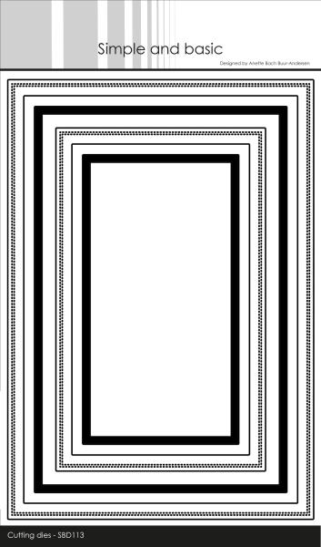 Simple and Basic "Telegramme w/inlay A5" Stanze -  Die