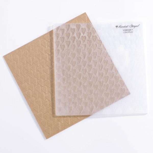 Mundart - Prägefolder "Herzen lang"