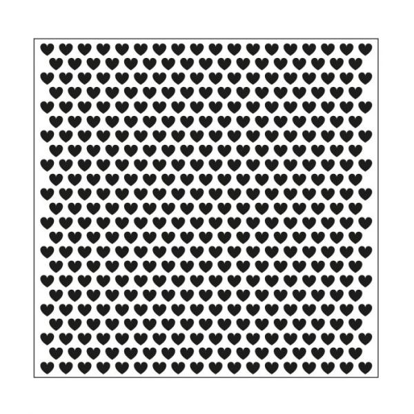 Mundart - Prägefolder "kleine Herzchen"
