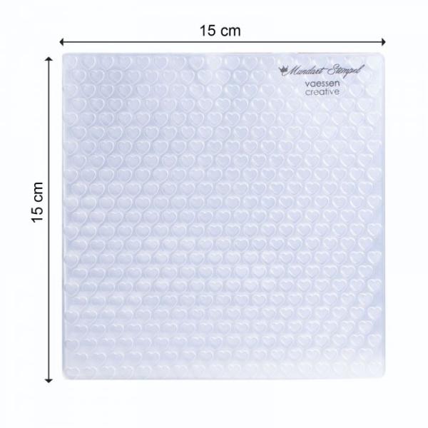 Mundart - Prägefolder "kleine Herzchen"