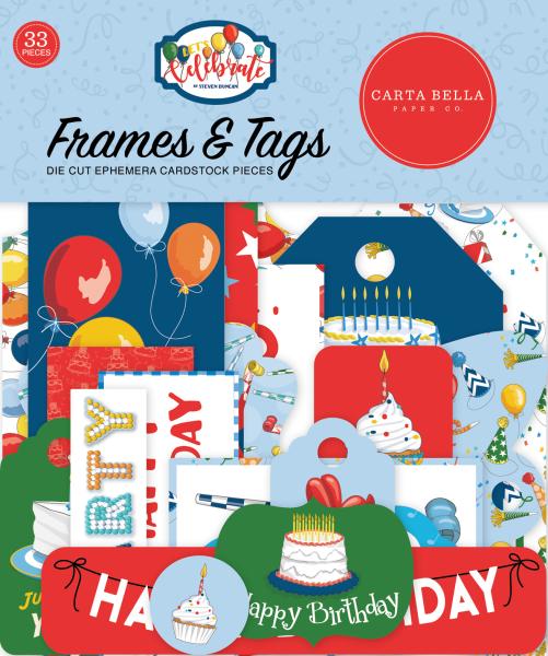 Carta Bella "Let's Celebrate" Frames & Tags