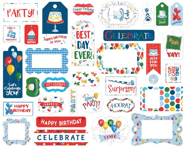 Carta Bella "Let's Celebrate" Frames & Tags