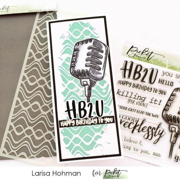 Picket Fence Studios Do Good Recklessly 6x6 Inch Clear Stamps 