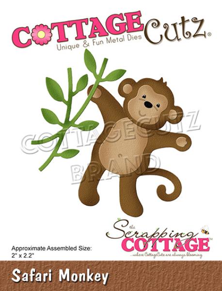 Scrapping Cottage Die - Safari Monkey