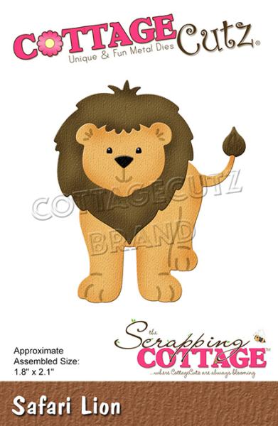 Scrapping Cottage Die - Safari Lion