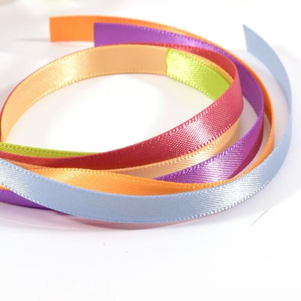 Vaessen Creative - Satinband Set "Frühjahr" 6mm 6 Farben je 2m