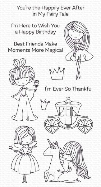 My Favorite Things Stempelset "Pretty Princess" Clear Stamp Set
