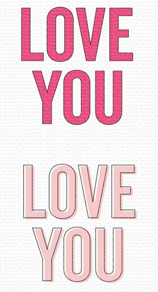 My Favorite Things Stempelset "Love You Big Time" Clear Stamp Set